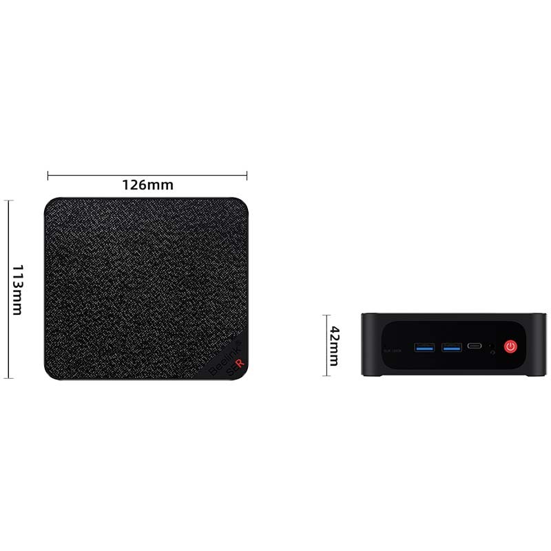 Beelink SER5 Max AMD Ryzen 7 5800H 32GB/1TB SDD/W11 Preto - Mini PC - Item6