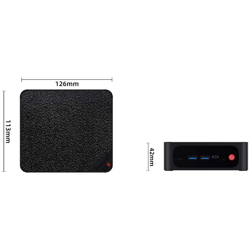 Mini PC Beelink SER5 Max 5800H 32GB/1TB Preto - Item6