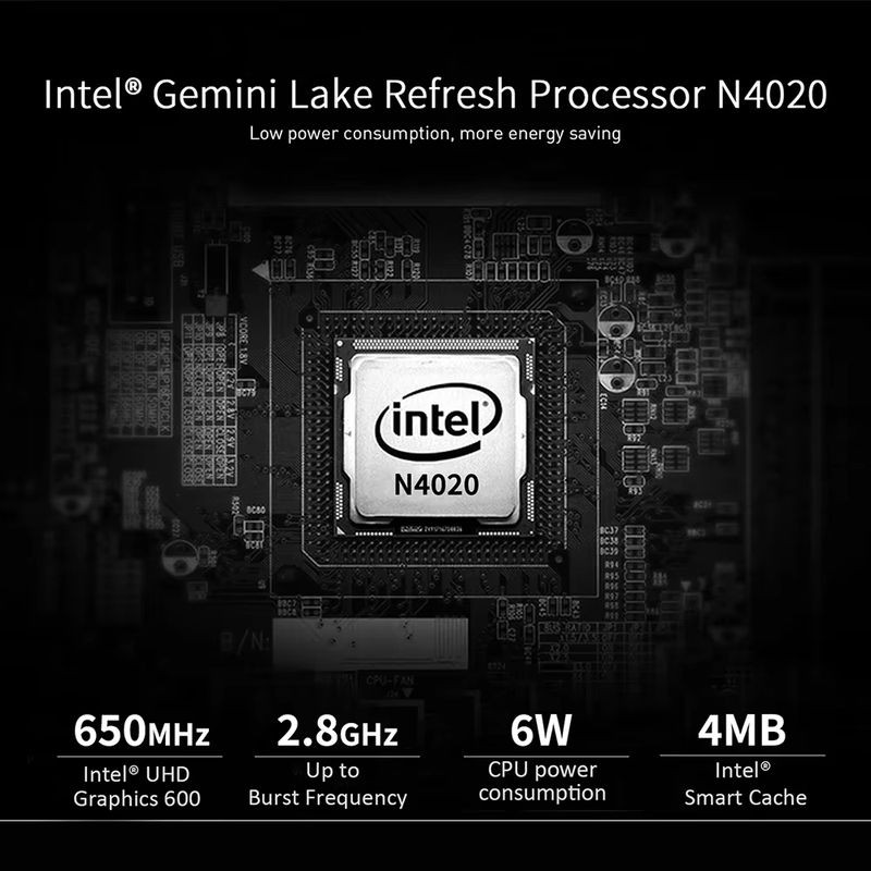 Beelink T5 Intel N4020/4GB/64GB SSD/Windows Preto - Mini PC - Item1