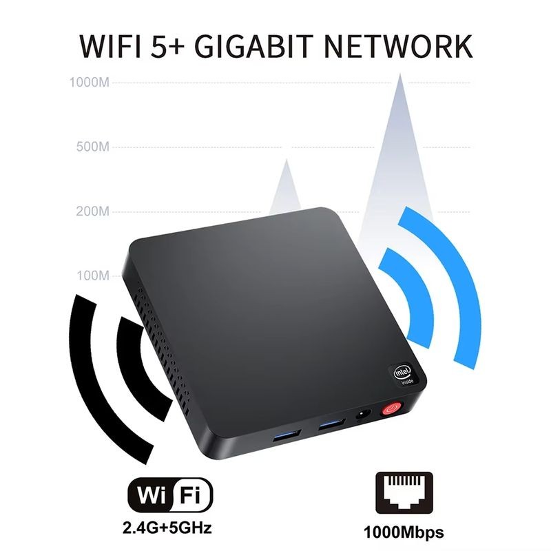 Beelink T5 Intel N4020/4GB/64GB SSD/Windows Preto - Mini PC - Item3