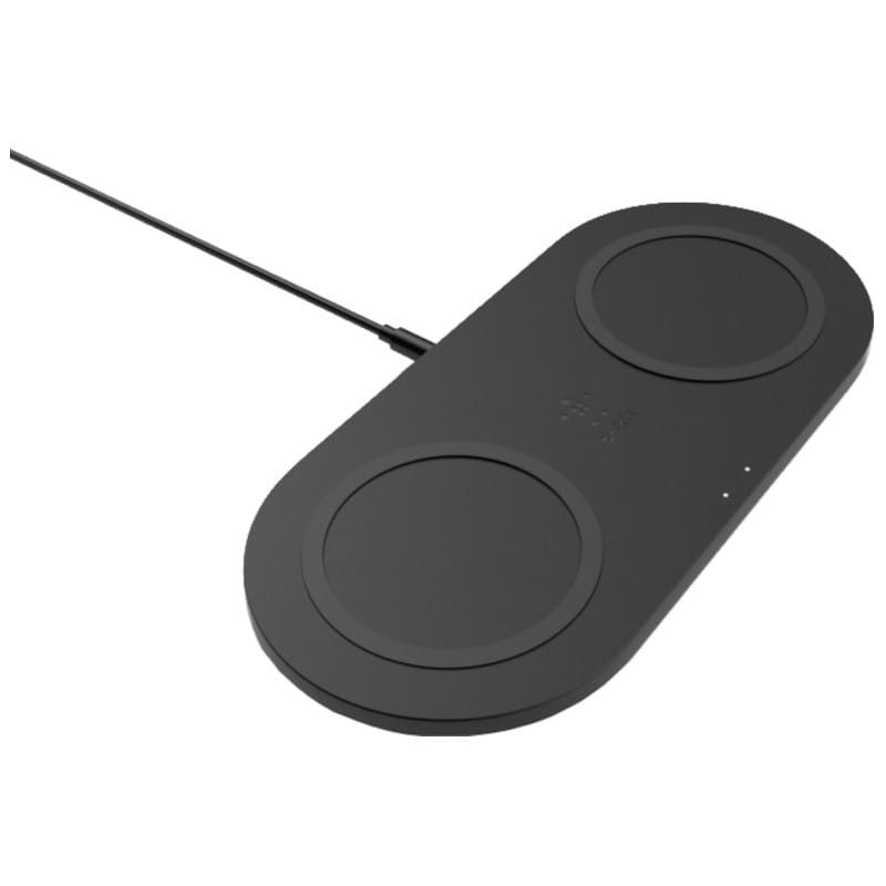 Base de carga doble Belkin de 10 W en color Negro