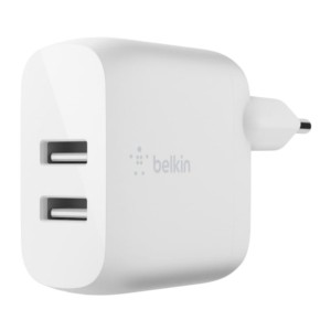 Belkin USB-A 24W Blanc - Chargeur Double