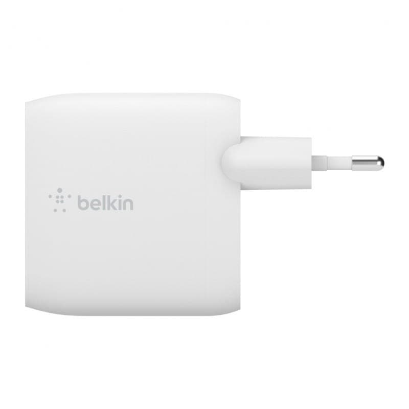 Belkin USB-A 24W Blanco - Cargador Dual,  Dos ranuras USB 