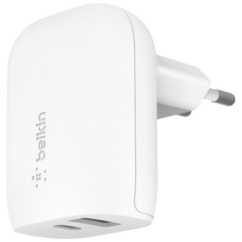 Belkin USB-A+USB-C 37W Blanco - Cargador Dual - Ítem