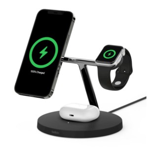 Belkin 3 in 1 MagSafe Black - Wireless Charger