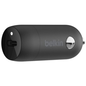 Belkin USB-C 20W Negro - Cargador de Coche