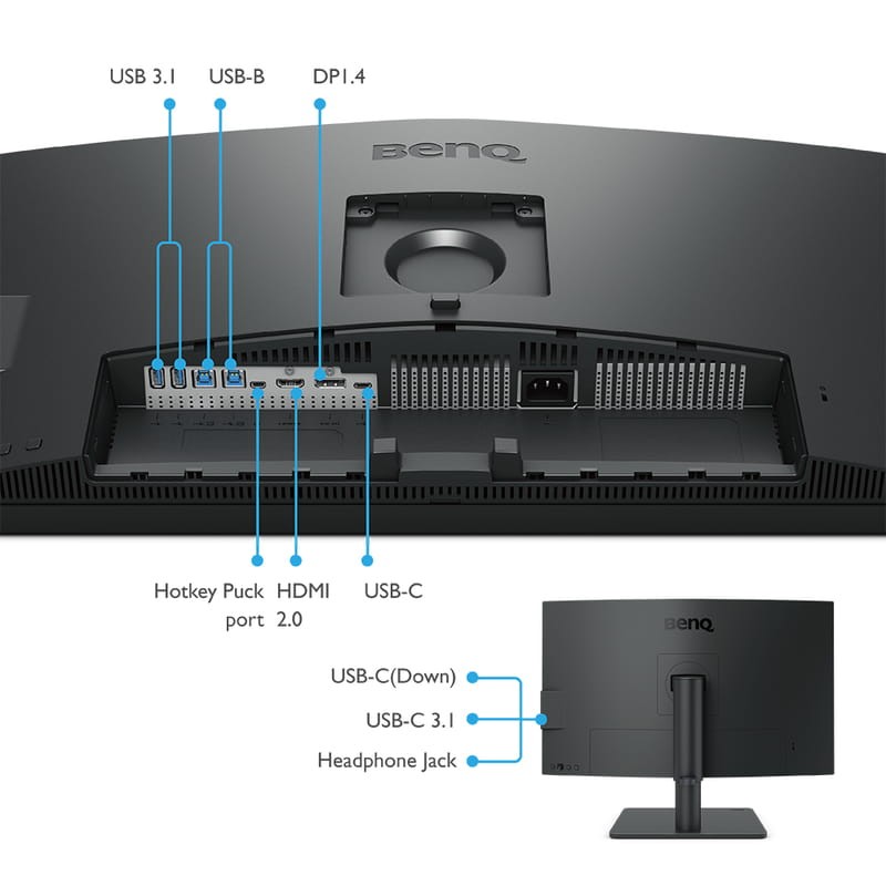 BenQ PD2705U 27 4K Ultra HD LED Negro - Monitor PC - Ítem4