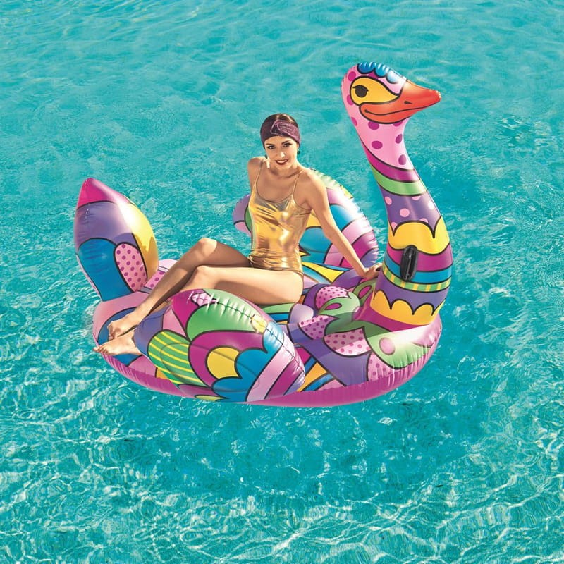 Flutuador de vinil adulto Art Avestruz Bestway 41117 - Item4