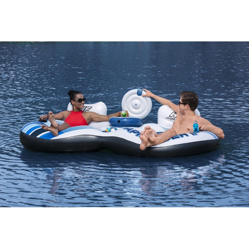 Flutuador para duas pessoas com porta-copos Hydro Force Rapid Rider Bestway 43113 - Item6