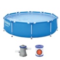 Piscina desmontable redonda grande Bestway Steel Pro 56679 - 305 cm - Ítem