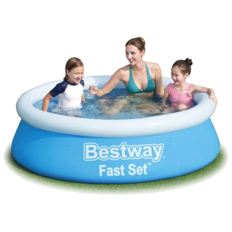 Piscina Infantil Inflável Bestway 57392 Circle 940 L Azul - Item1