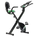 Bicicleta Cecotec X- Bike Pro - Bicicleta estática plegable con respaldo X-Bike Pro de Cecotec. Pulsómetro. Pantalla LCD. Resistencia variable. Sillín confort con respaldo y agarres laterales. Soporte para tablet. Ruedas. - Ítem