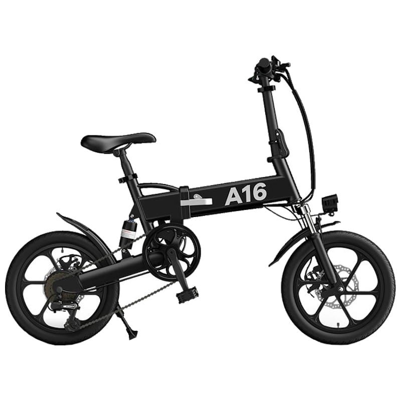 Bicicleta elétrica ADO A16+ Preto - Item1