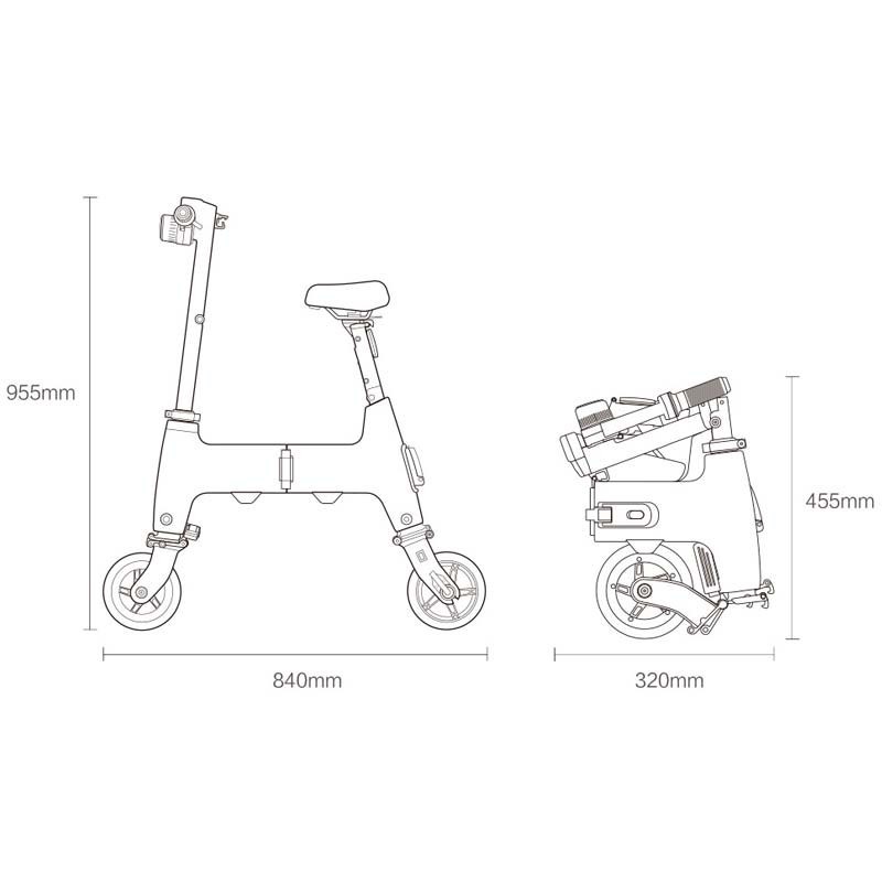 Xiaomi HIMO H1 Scooter Elétrica Amarelo - Item6