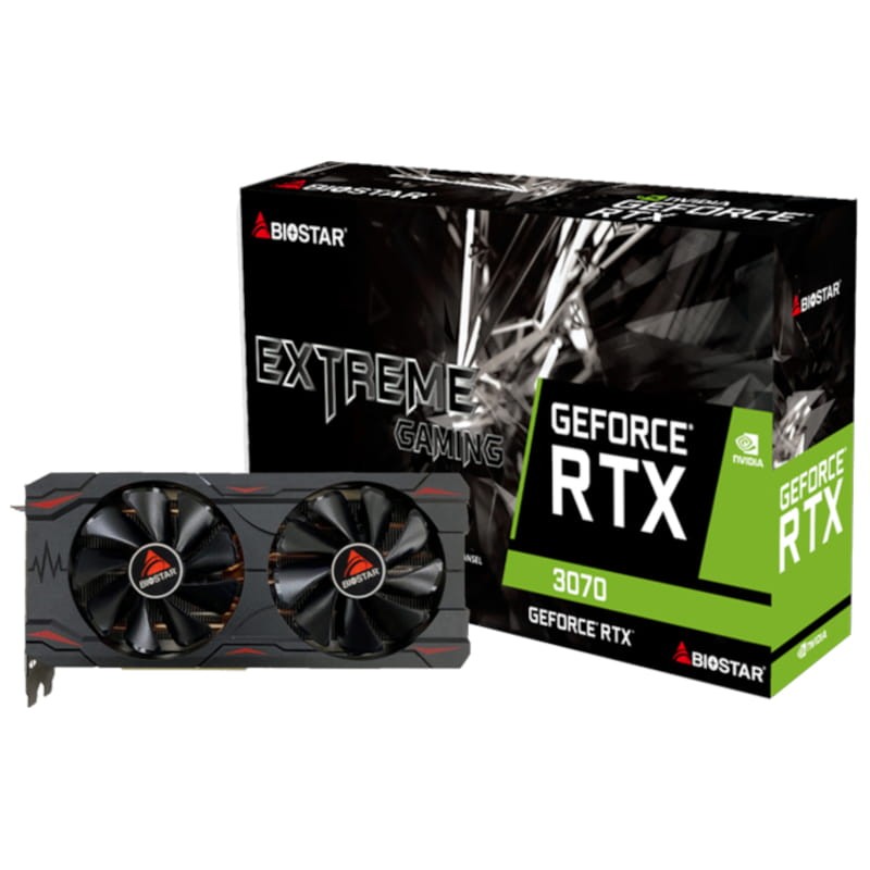 Biostar VN3706RM82 NVIDIA GeForce RTX 3070 - NVIDIA GeForce RTX 3070 - Carte graphique - Ítem