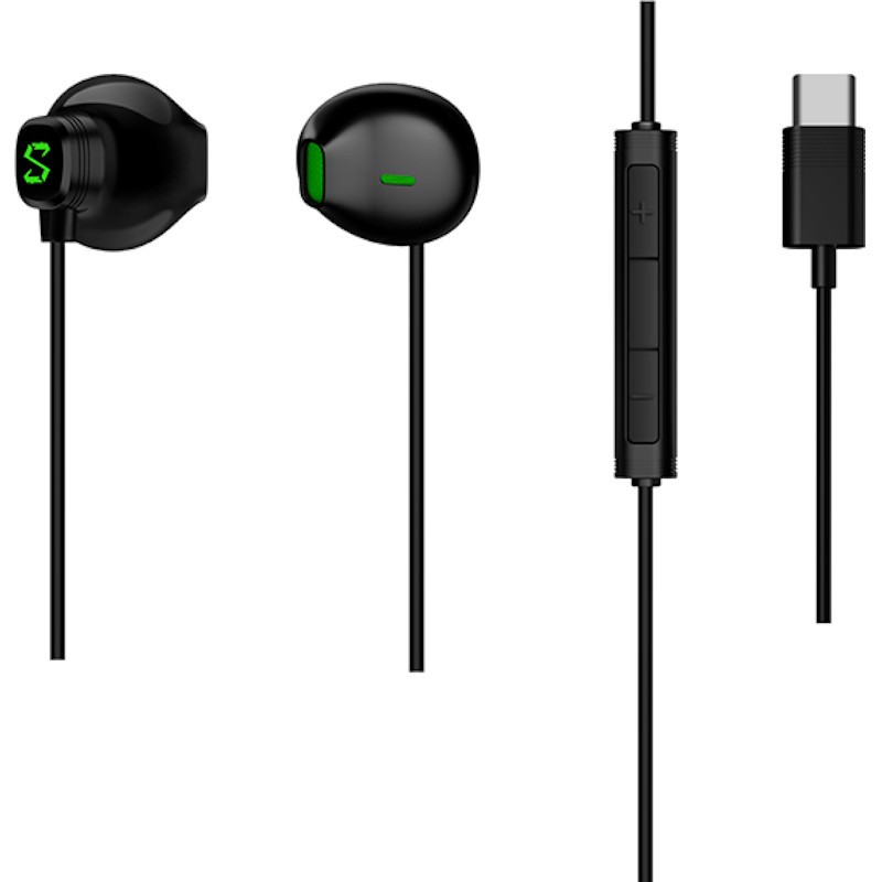 Black Shark Earphones 2 - Conector USB Tipo C