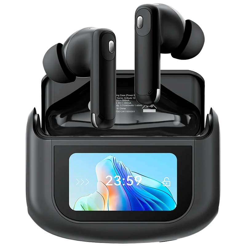 Blackview Airbuds 12 IPX7 Negro - Auriculares Inalámbricos y Estuche con Pantalla LED - Ítem