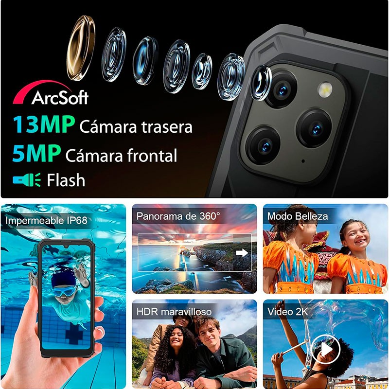 Blackview BV5300 Plus 8Go/128Go Noir - Smartphone Robuste - Ítem6