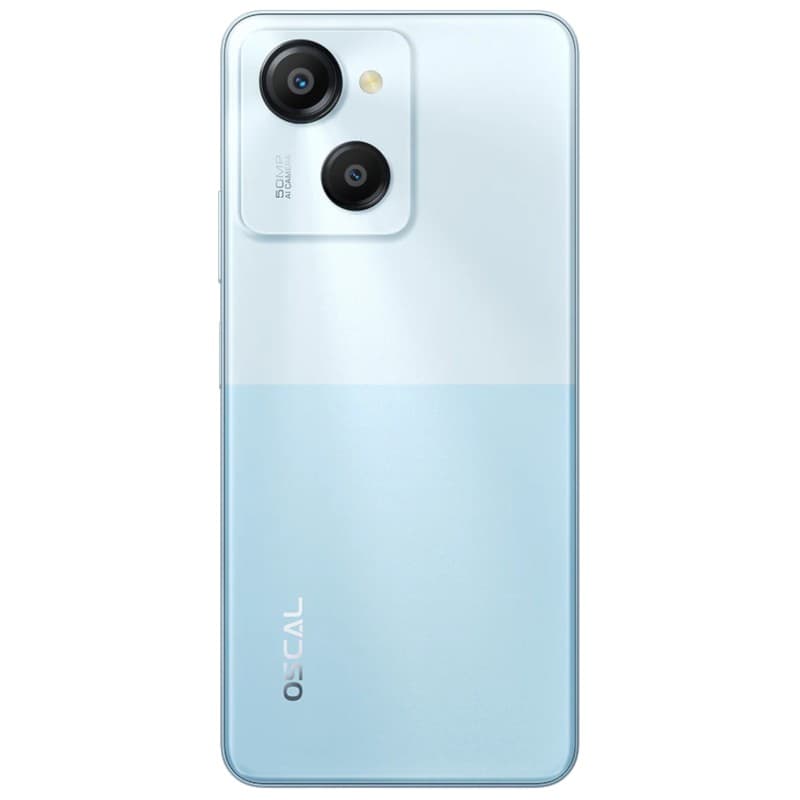Oscal Modern 8 8GB/256GB Azul - Vista traseira do telemóvel