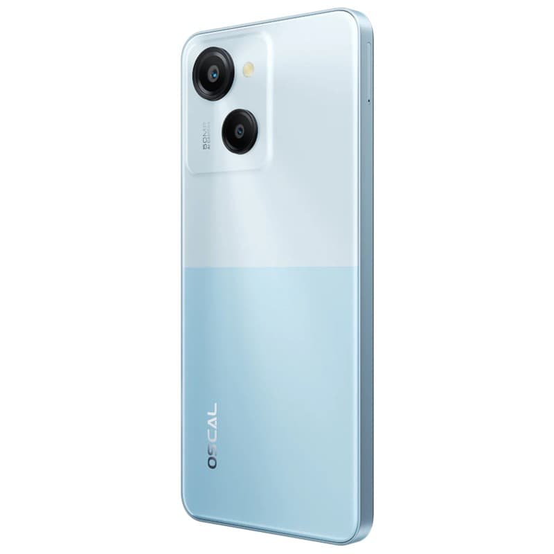 Oscal Modern 8 8GB/256GB Azul - celular Vista terá lado direito