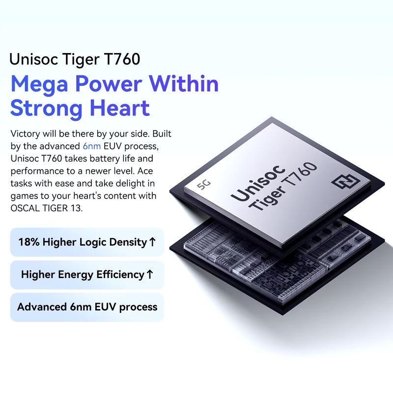 Oscal Tiger 13 8GB/256GB Negro - Teléfono Móvil - Ítem7