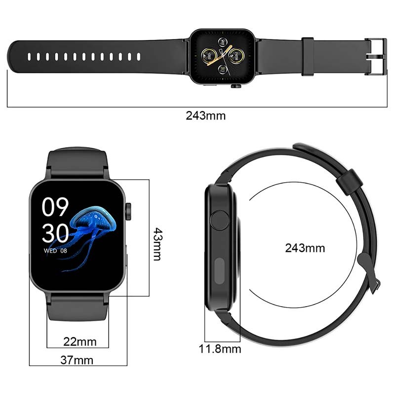 Blackview W10 Noir - Montre Connectée