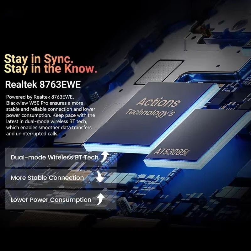 Blackview W50 Pro Negro - Reloj Inteligente - Ítem4