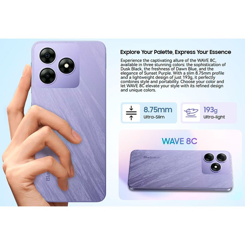 Blackview Wave 8C 2Go/64Go Bleu - Téléphone portable - Ítem4