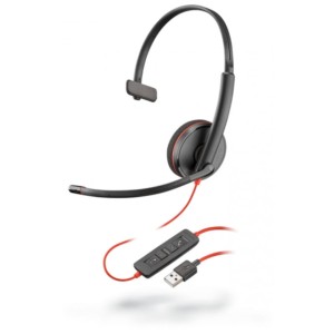 POLY Blackwire C3210 Negro - Auriculares con Cable