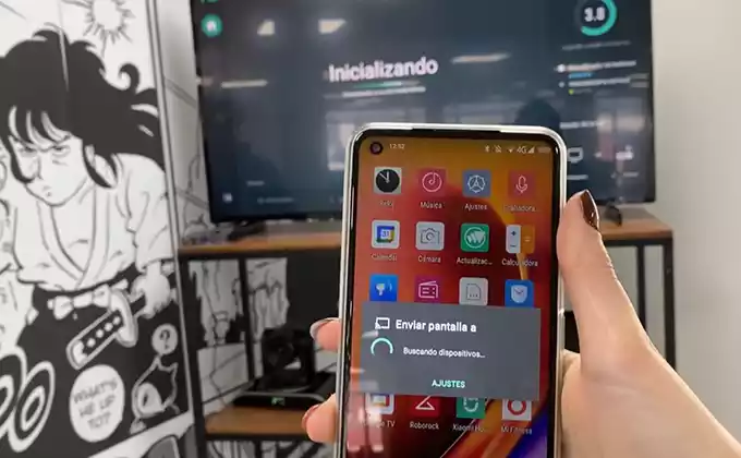 Usar iphone para duplicar ecrã na Android TV h96 max