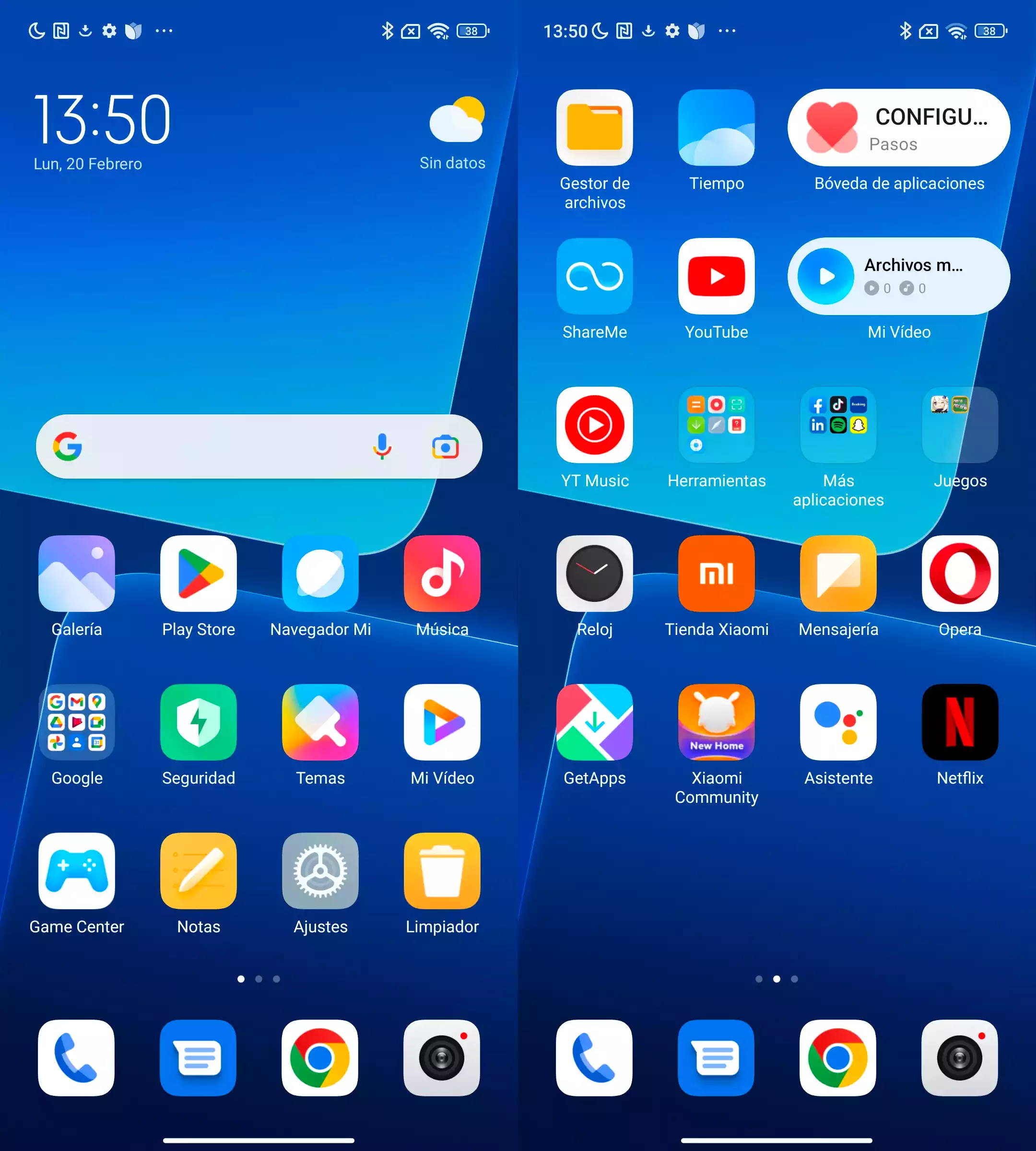 Cantidad de bloatware del Xiaomi 13