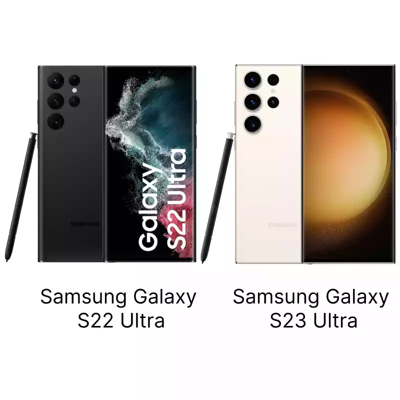 Design du Samsung Galaxy S22 vs Samsung Galaxy S23