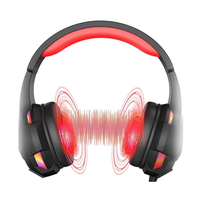 Bluedio D5 Negro y Rojo Auriculares Gaming - Ítem1