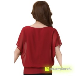 Blusa Vermelha Morcego - Item1