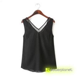 Blusa Negra Espalda en V - Ítem3