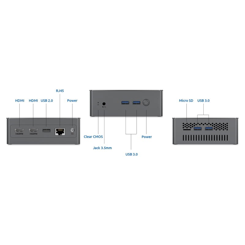 BMAX B2 Pro Intel N4100 8 GB/256GB SSD/W11 - Mini PC - Item5