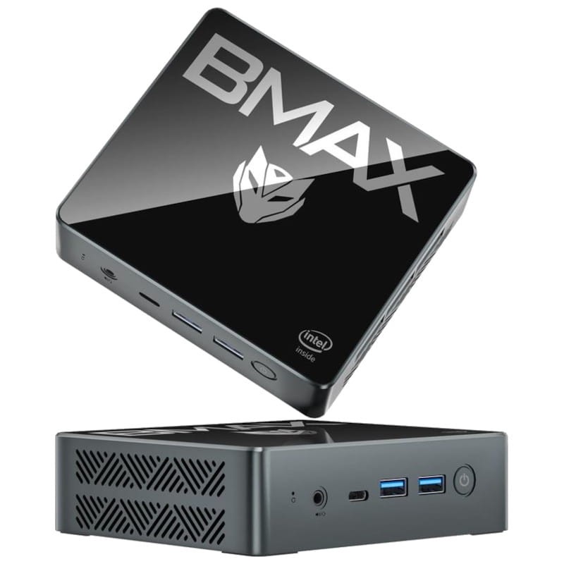 BMAX MaxMini B4 Plus N100/16GB/512GB/W11 Preto - Sem Selo - Mini PC - Item1