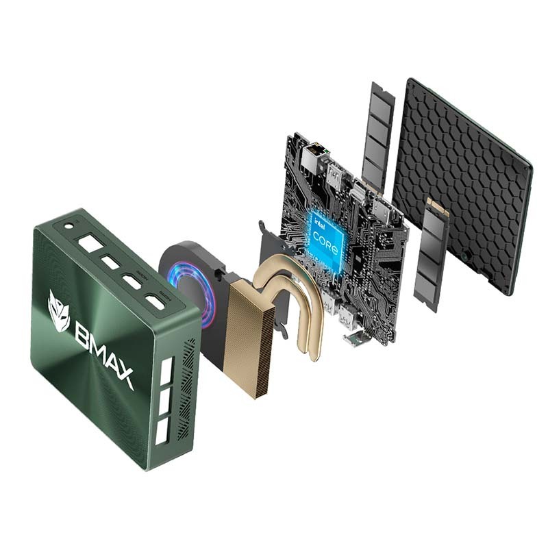 BMAX B6 Power Verde Intel i7-1060NG7 16GB/1TB SDD/W11 Pro - Mini PC - Ítem4