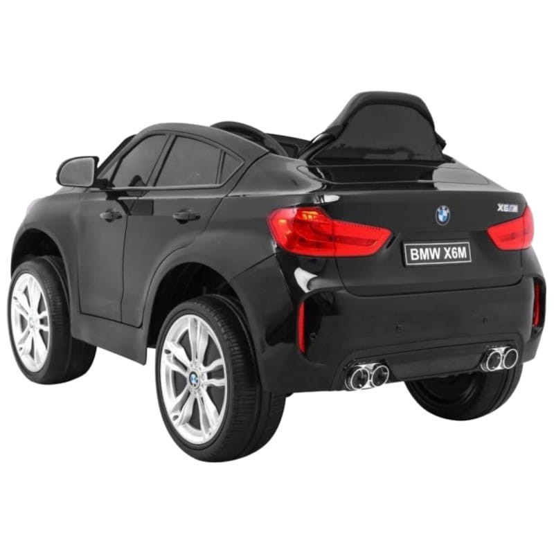 BMW X6M JJ2199 12V Negro Licencia - Coche Eléctrico para Niños - Ítem5