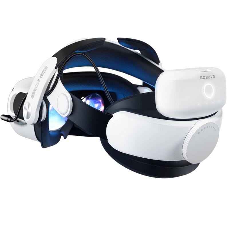 BOBOVR M2 Pro Head Strap avec Batterie pour Oculus Quest 2 Blanc - Accessoire pour lunettes de réalité virtuelle - Ítem