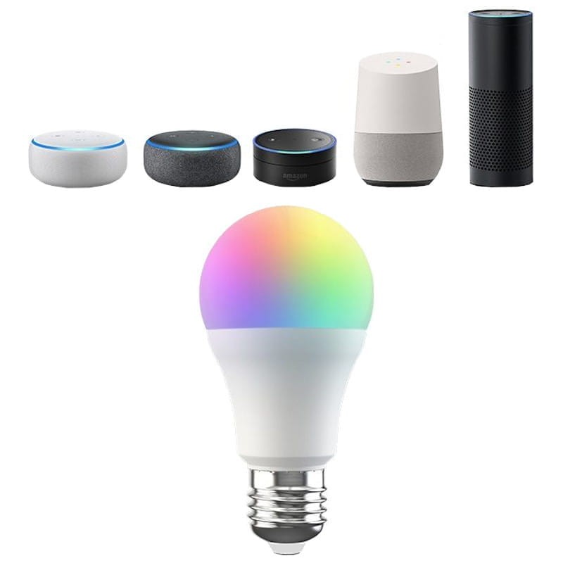 Lâmpada Inteligente Broadlink LB27 RGB Google Home / Amazon Alexa - Item1