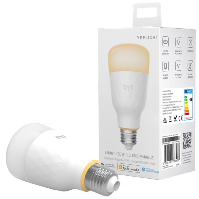 Bombilla Inteligente Xiaomi Yeelight LED Bulb 1S Luz Blanca Frío/Cálido Regulable - Ítem5