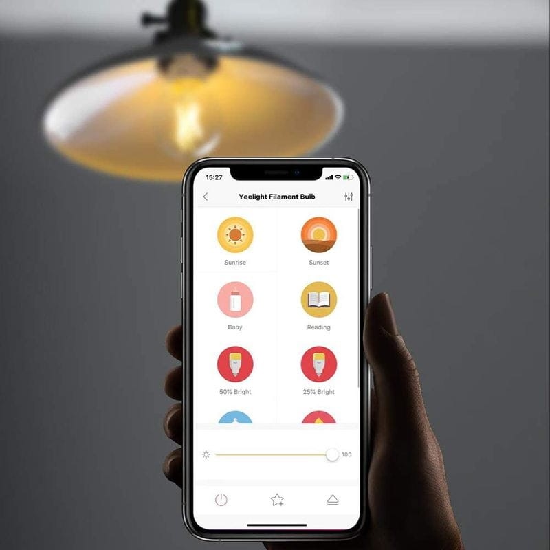 Lâmpada inteligente Xiaomi Yeelight Smart LED Filament Bulb - Item5