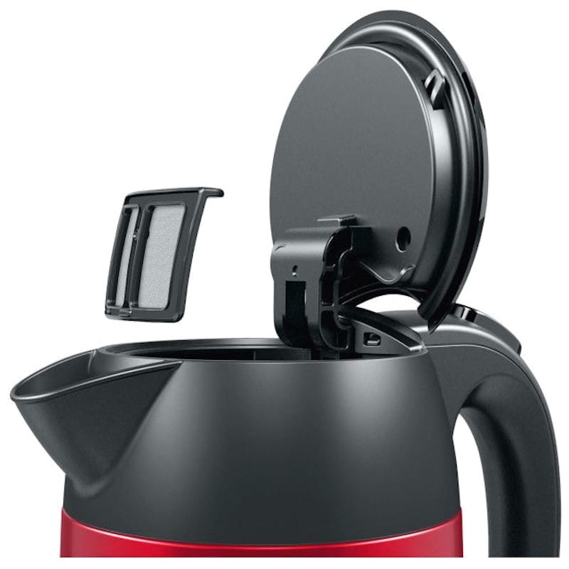 Bosch DesignLine - Hervidor Eléctrico Gris/Rojo - Ítem1