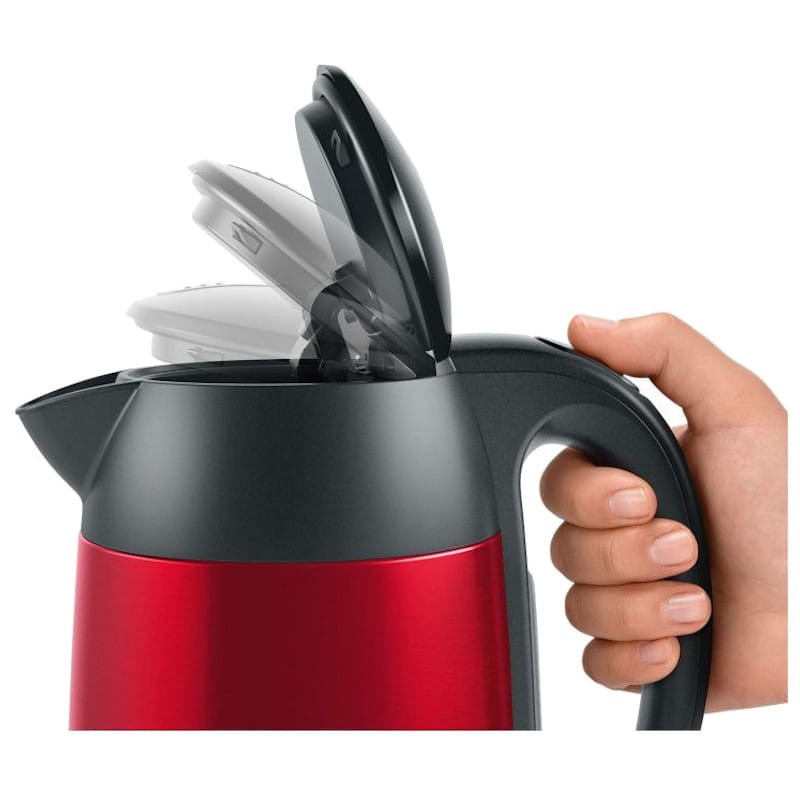 Bosch DesignLine - Hervidor Eléctrico Gris/Rojo - Ítem2