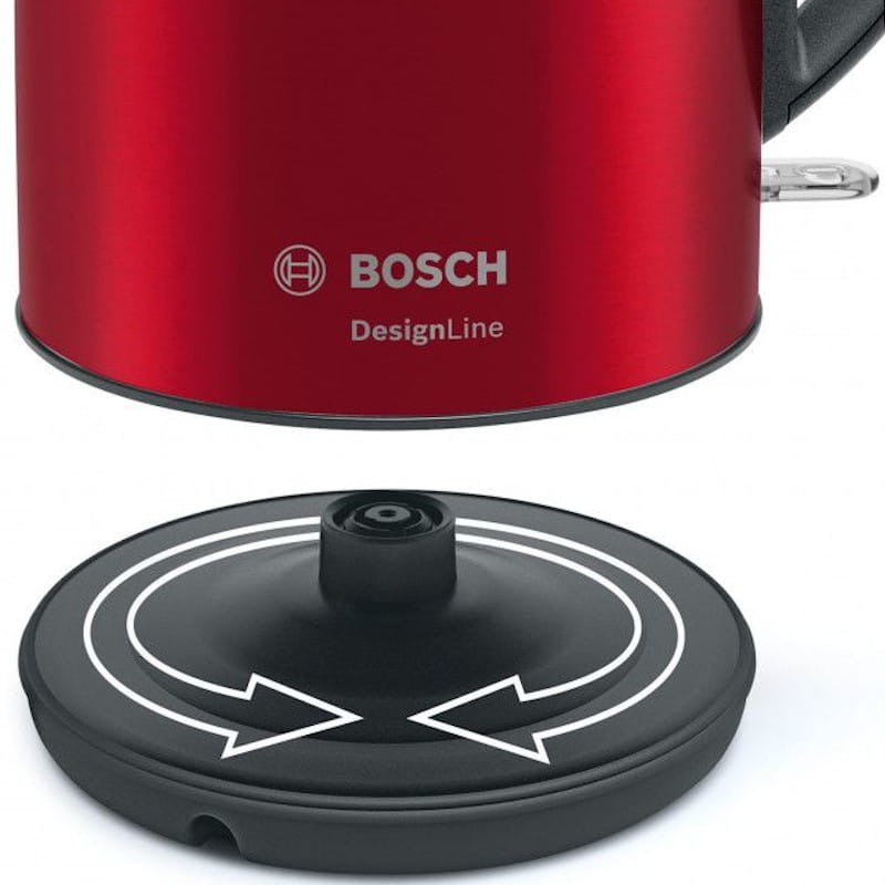 Bosch DesignLine - Hervidor Eléctrico Gris/Rojo - Ítem7
