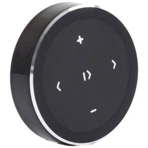 Botón Multimedia Bluetooth Negro con Soporte