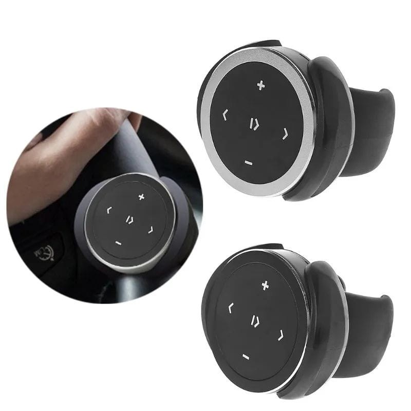 Botón Multimedia Bluetooth Negro con Soporte - Ítem1