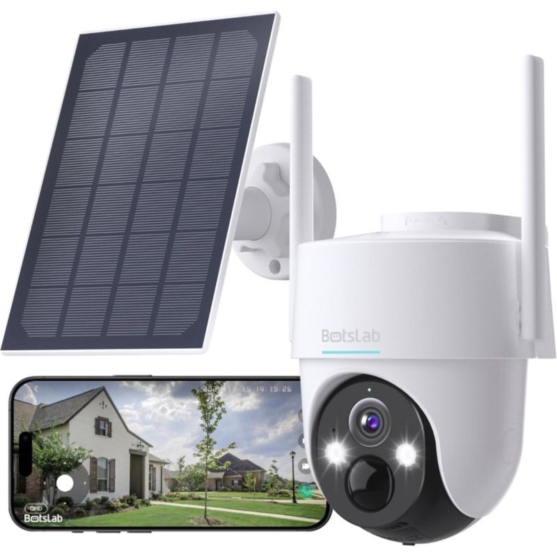 Botslab PT W313 Painel Solar WiFi 3MP - Câmara de Vigilância - Item