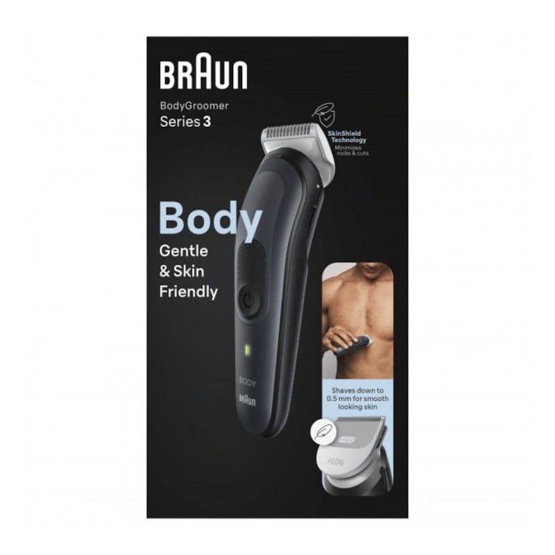 Afeitadora eléctrica Corporal Braun BodyGroomer 3 BG3340 3 en 1 Negro/Gris - Ítem2